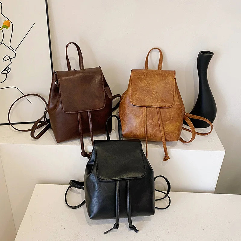Backpack for Women Fashion Retro Brown Women Shoulder Bags Cute Backpacks Back To School Bags Designer Bags Mochilas De Hombre
