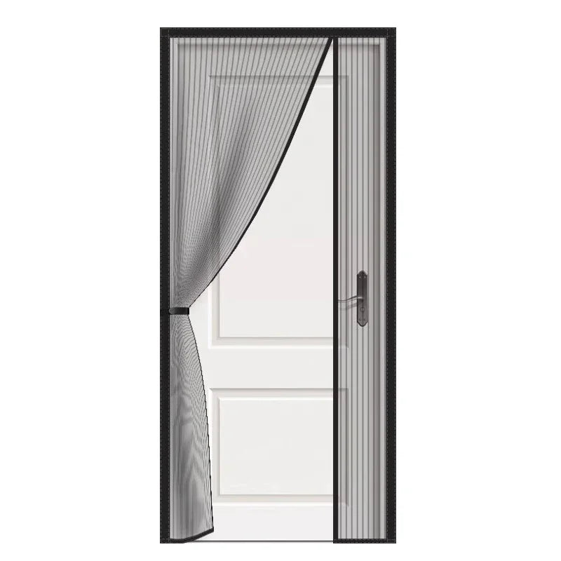 Magnetic screen door curtain,mosquito control,insects,flying insects,pests,automatic closing, mosquito net，magnetic screen door