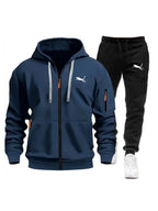 Men's Fleece Zip Tracksuit Co-ord Set