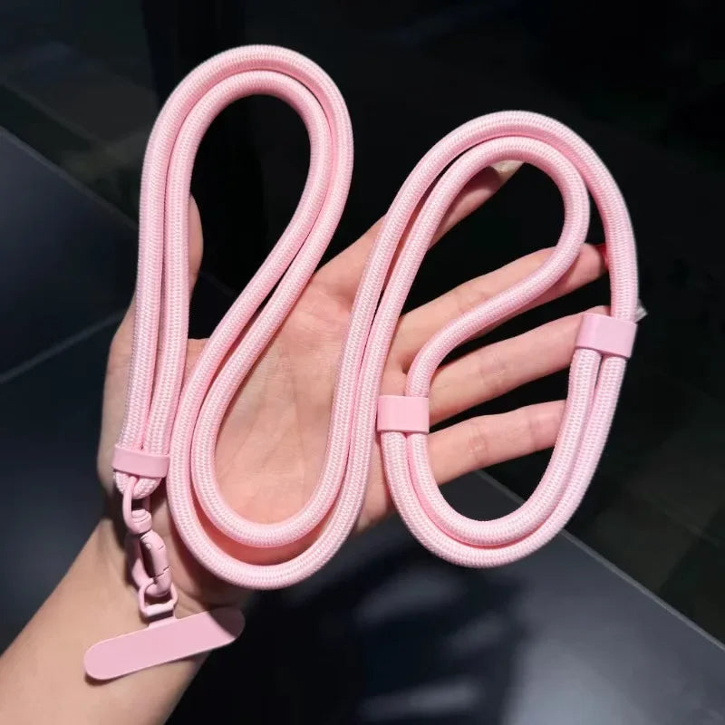 Adjustable Mobile Phone Strap Lanyard Crossbody Phone Lanyards Neck Rope with Patch for iPhone Cell Phone Hanging Cord Strap