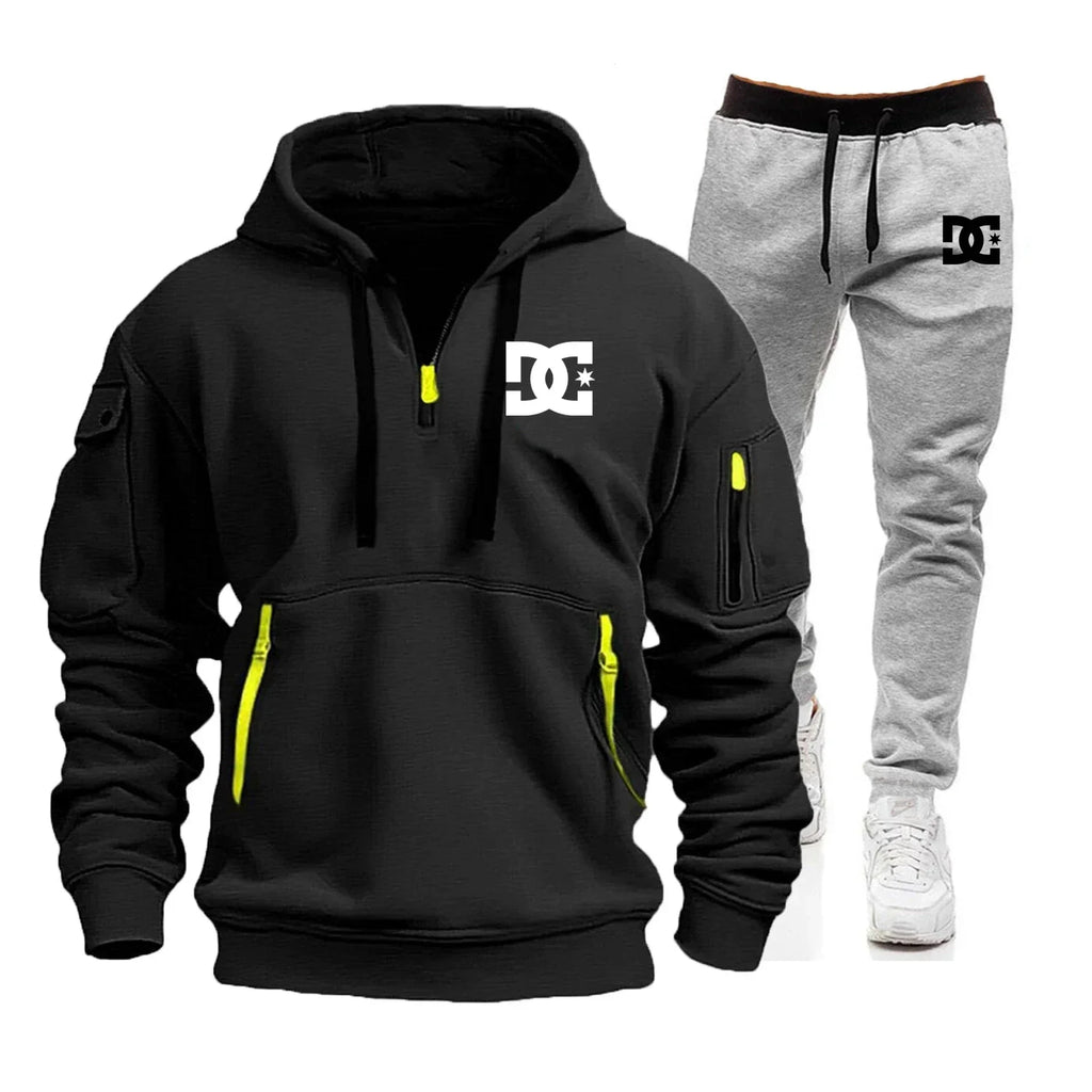 Men's Hoodie Sets for Autumn and Winter Featuring Casual Fashionable Comfortable and Personalized Jogging Suits and Sport Pan