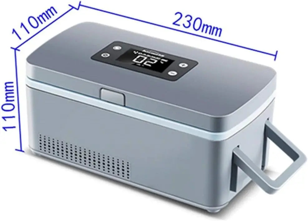 Insulin Cooler - USB Rechargeable Mini Medical Refrigerator with Smart Temperature Control for Travel & Home Use (Car/Office