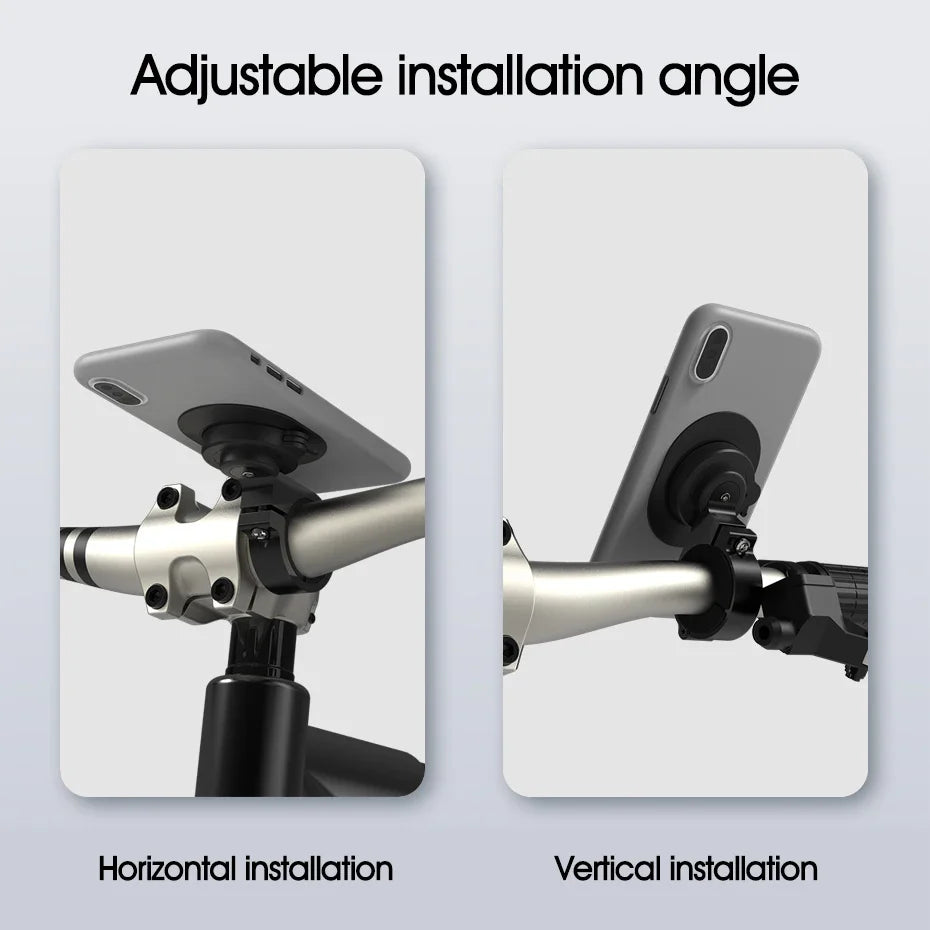 Motorcycle  Phone Holder Bicycle Phone Mount Moto MTB Road Mountain Bike Cellphone Bracket Accessories Quick Attach Lock
