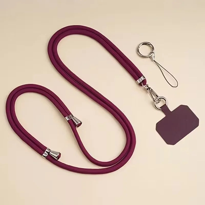 Hands-Free Phone Lanyard: Adjustable Longer & Thicker Crossbody/Neck Strap - Universal Mobile Accessory