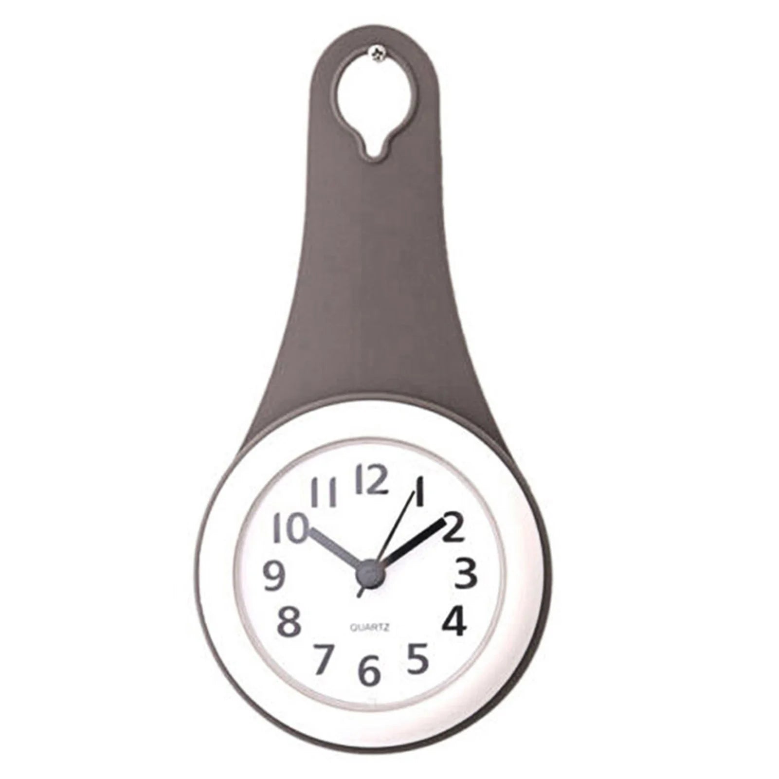 Kitchen Bathroom Wall Clock Multipurpose Water Resistant Hanging Clock for Family Friend Neighbor Gift