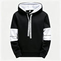 2026 Mens Sweatshirts Black White Casual Hoodies Outdoors Fitness Sports Jogging Man Clothing Daily Fashion Versatile Sportswear
