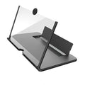 Screen Magnifier Version, Phone Projector with Extender, 3D HD Smartphone Amplifier, Foldable Stand, Adjustable Angle