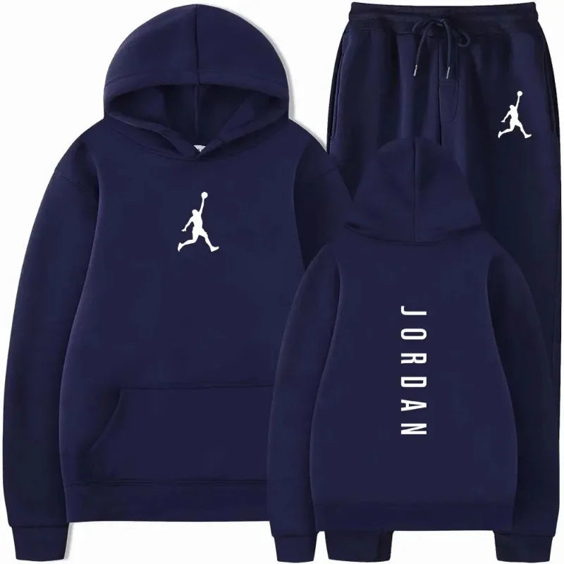 2026 New Men's High Quality Sportswear Set Spring Autumn Fashion Casual Sweatshirt And Sweatpants Two Piece Tracksuit For Fitnes