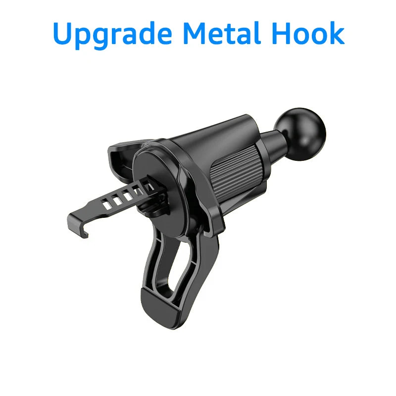 Car Phone Holder Accessories Universal 17mm Ball Head Base for Car Air Vent Clip Mobile Cellphone Support Stand Metal Hook
