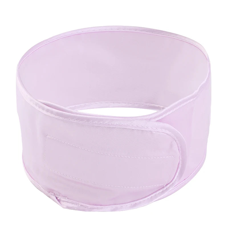 Women Silky satin Adjustable SPA Facial Headband Bath Makeup Hair Band Headbands for Face Washing Soft Toweling Hair Accessories