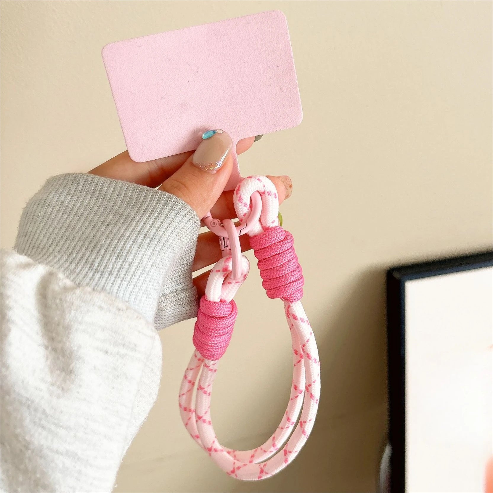Mobile Phone Adjustable Short Lanyard Universal Colorful Hand Wrist Straps Rope For Cell Phone Case Accessories Anti-Lost Straps