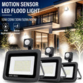 LED Motion Sensor PIR 220V Flood Light white Outdoor Wall Light 10W 20W 30W 50W 100W IP66 Street Light Outdoor Garden Lamp