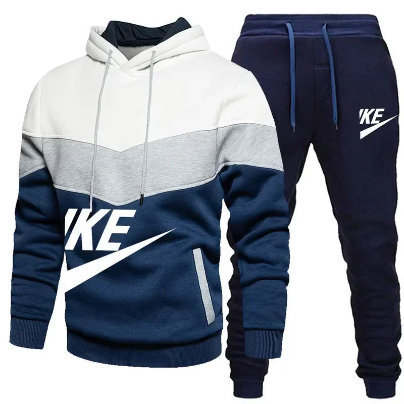 Men's Fleece Zip Hoodie & Jogger Tracksuit