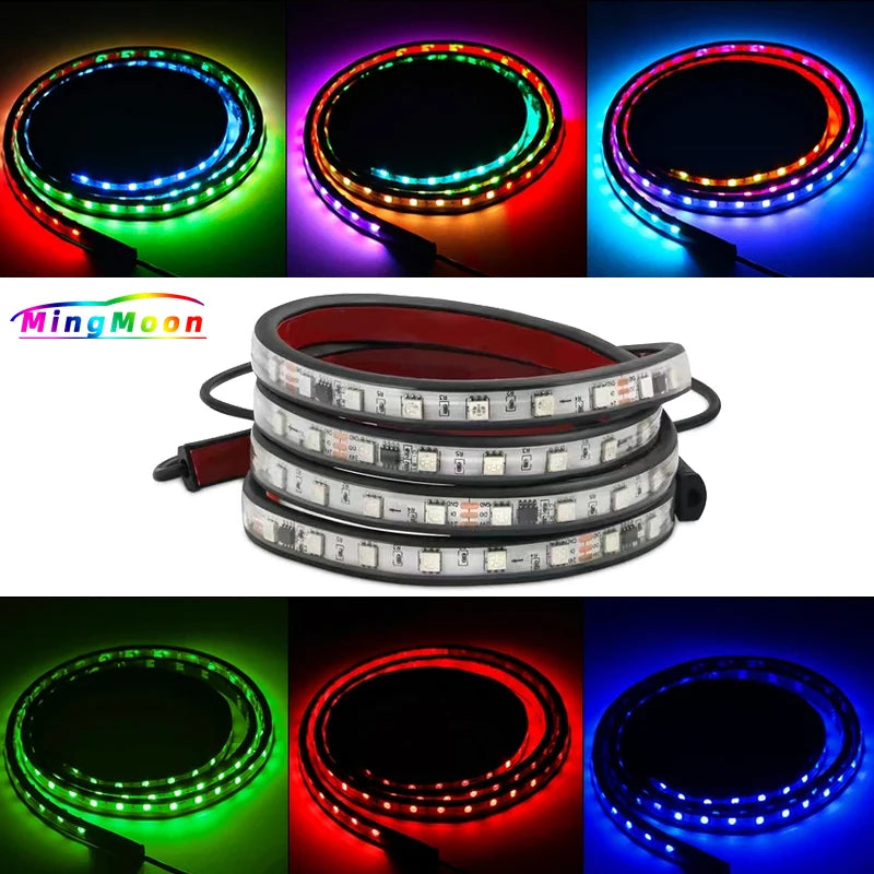 24V Truck Lights LED Strips DRL Brake Warning Driving Lights Bar Car Atmosphere Lamp Exterior Decoration Ambient Light
