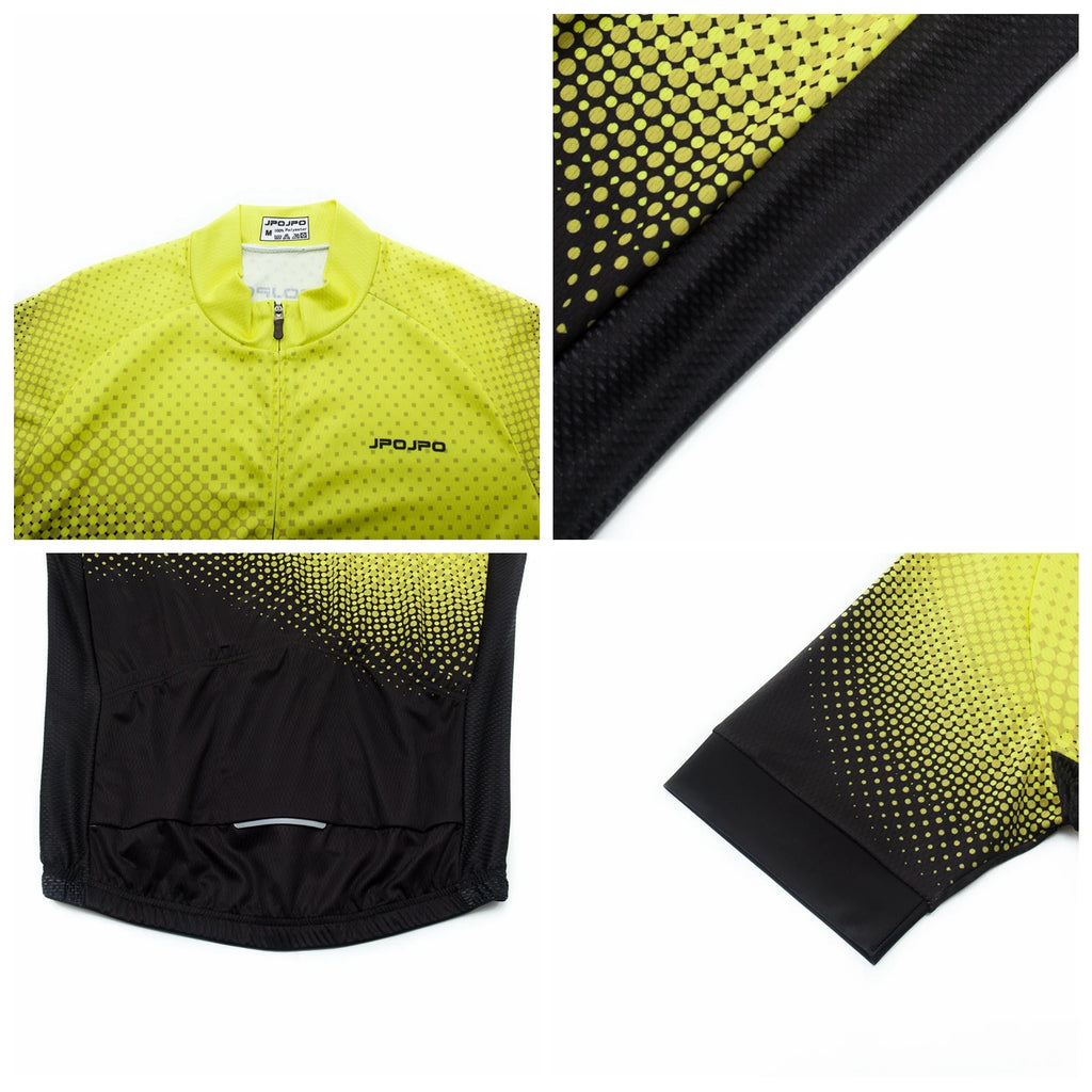Cycling Jersey Men Bike Top MTB Bicycle Shirt  Mountain Road Riding Clothing Short Sleeve Summer Cyclist biking Clothes Green