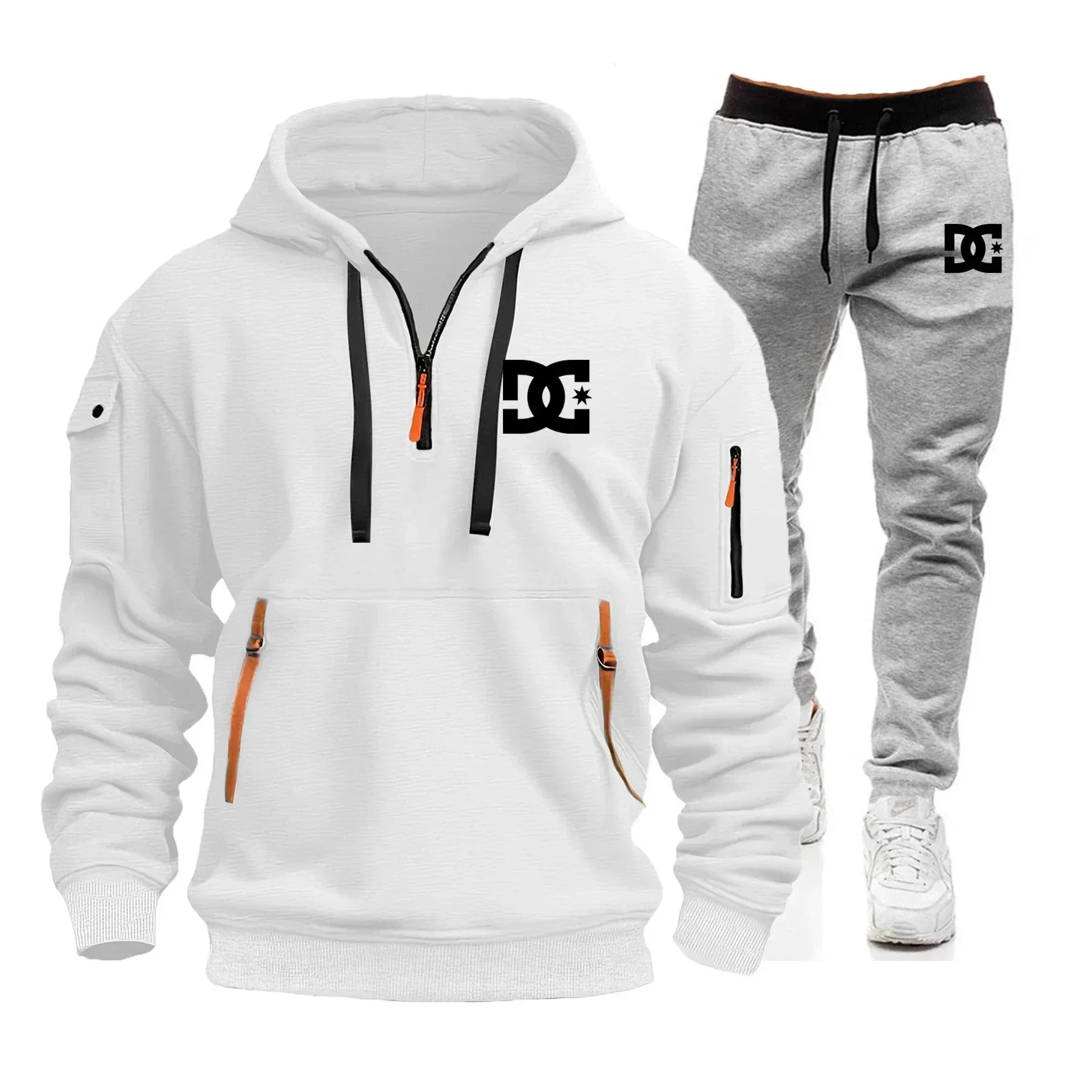 Men's Hoodie Sets for Autumn and Winter Featuring Casual Fashionable Comfortable and Personalized Jogging Suits and Sport Pan