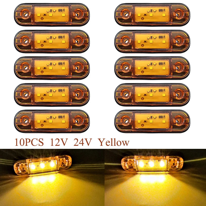 12V 24V Truck Accesorios Trailer Car External Lights Warning Tail Light Signal Brake Lamps for Scania Truck Trailer Lorry Bus