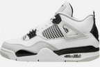 Air Jordan 4 Retro Military Black – single shoe lateral side profile view