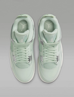 Air Jordan 4 Retro Abundance Seafoam – rear heel pair view showing Jumpman branding