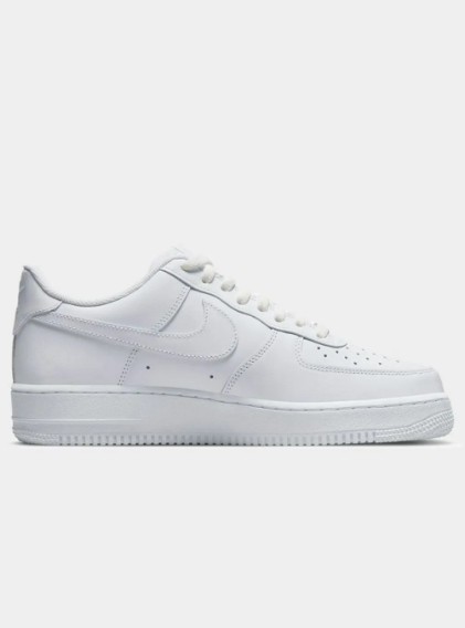 Nike Air Force 1 '07 Triple White – lateral side profile view